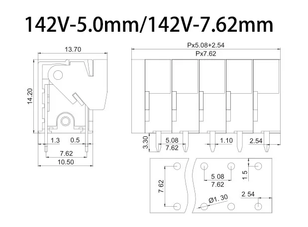 142V-5.0mm 142V-7.62mm
