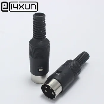 10pcs 4 Pin DIN Connector 4 Pin DIN Male Plug with Plastic Handle Keyboard Wire Connector EClyxun Wholesales
10pcs 4 Pin DIN Connector 4 Pin DIN Male Plug with Plastic Handle Keyboard Wire Connector EClyxun Wholesales