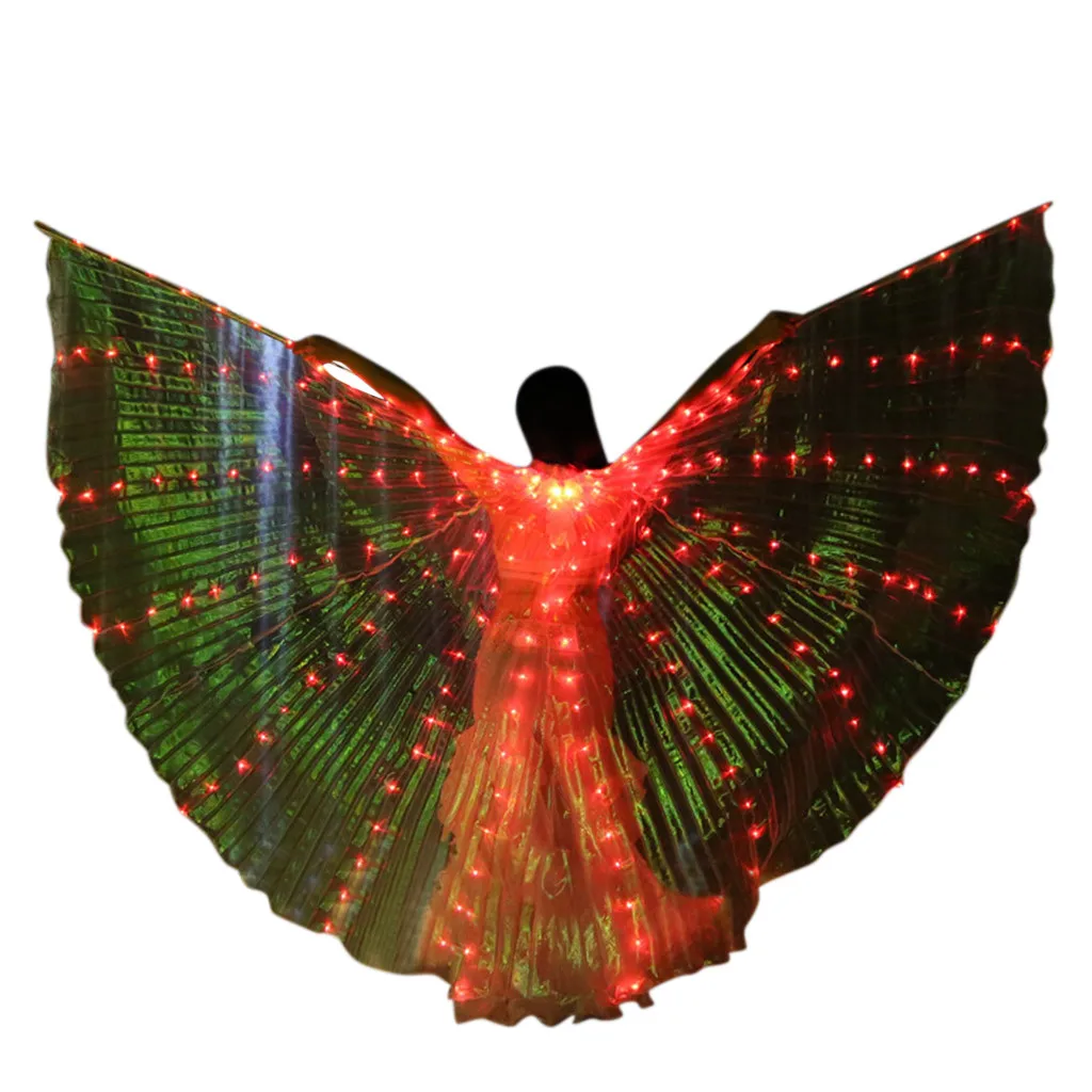 Luminous Flashing Color Light Angel Wing Led Butterfly Belly Dance Costume for Women Bellydance Performance Dance Accessory
Luminous Flashing Color Light Angel Wing Led Butterfly Belly Dance Costume for Women Bellydance Performance Dance Accessory