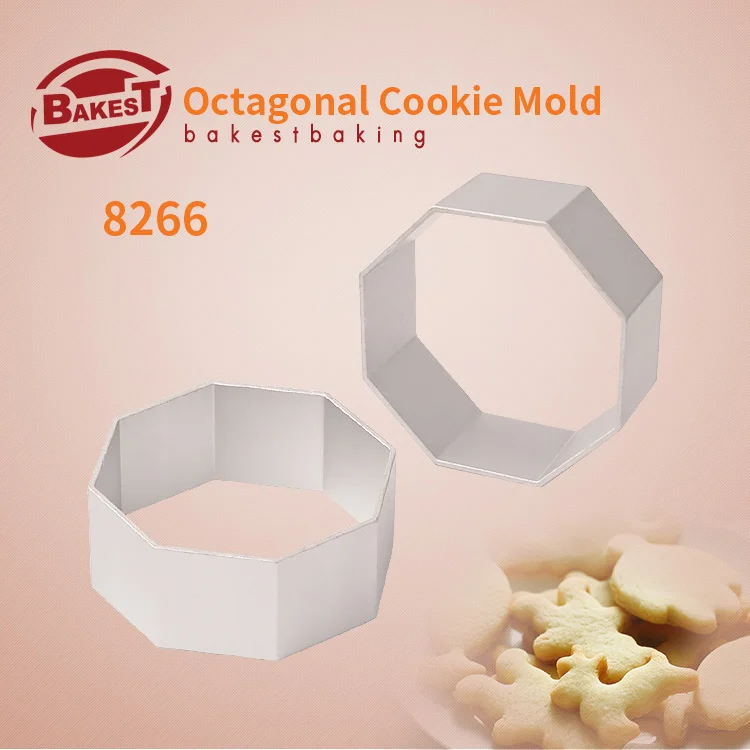 BAKEST 10pcs/lot Octagonal Shape Cookies Mould Aluminium Alloy Biscuit Cutter
BAKEST 10pcs/lot Octagonal Shape Cookies Mould Aluminium Alloy Biscuit Cutter
