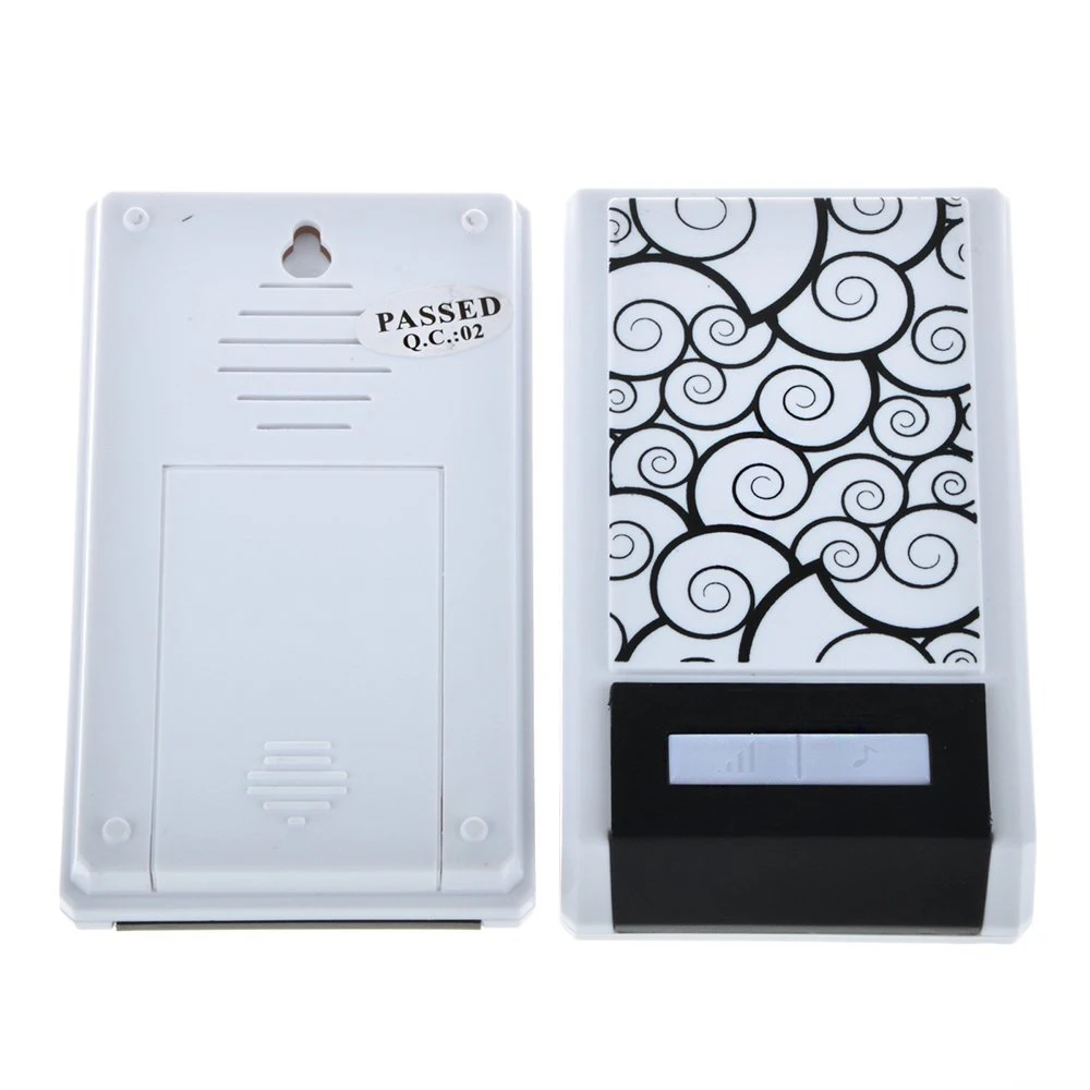 100% High Quality 1pc 36 Chimes Songs Waterproof Wireless Doorbell Remote Control 2 Receiver Door bell
100% High Quality 1pc 36 Chimes Songs Waterproof Wireless Doorbell Remote Control 2 Receiver Door bell
