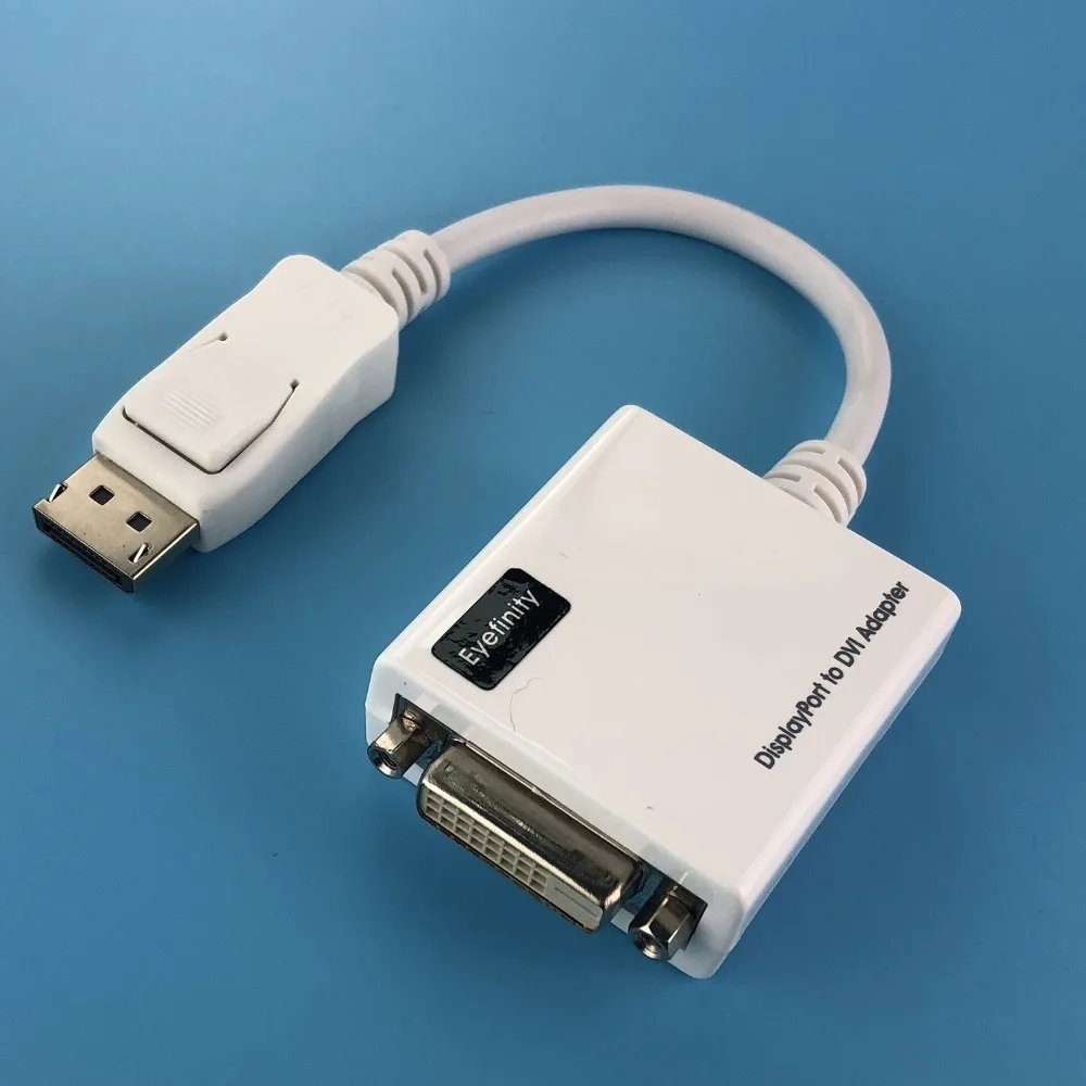 ATI Eyefinity technology Active DisplayPort to DVI cable converter adapter support ATI Eyefinity Multi-displays
ATI Eyefinity technology Active DisplayPort to DVI cable converter adapter support ATI Eyefinity Multi-displays