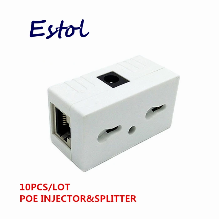 New Hot sale 10PCS/LOT RJ45 Connector POE Splitter Injector For IP Camera,IP Phone combiner Power over Ethernet Adapter switch
New Hot sale 10PCS/LOT RJ45 Connector POE Splitter Injector For IP Camera,IP Phone combiner Power over Ethernet Adapter switch