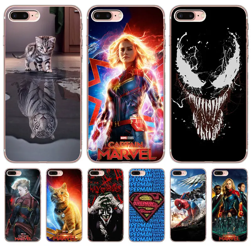 Luxury For iPhone X XR XS Max 5 5S SE 6 6S 7 8 Plus Cover Case Silicone Funda Coque Capinha Etui Captain marvel venom joker cat
Luxury For iPhone X XR XS Max 5 5S SE 6 6S 7 8 Plus Cover Case Silicone Funda Coque Capinha Etui Captain marvel venom joker cat