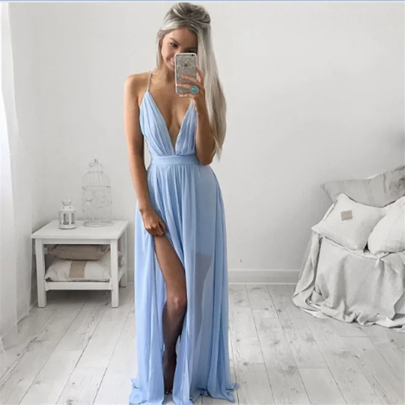 Women Summer dress Chiffon Sleeveless Boho Long Maxi Evening Party Beach Dresses maxi dresses vestidos verano 2018 dress female
Women Summer dress Chiffon Sleeveless Boho Long Maxi Evening Party Beach Dresses maxi dresses vestidos verano 2018 dress female
