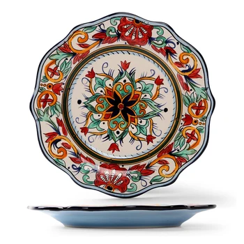 10 Inch Painted Underglaze Color Ceramic Plate Dining Room Decoration Western Dinnerware Can be Used for Microwave Oven Dec172
10 Inch Painted Underglaze Color Ceramic Plate Dining Room Decoration Western Dinnerware Can be Used for Microwave Oven Dec172