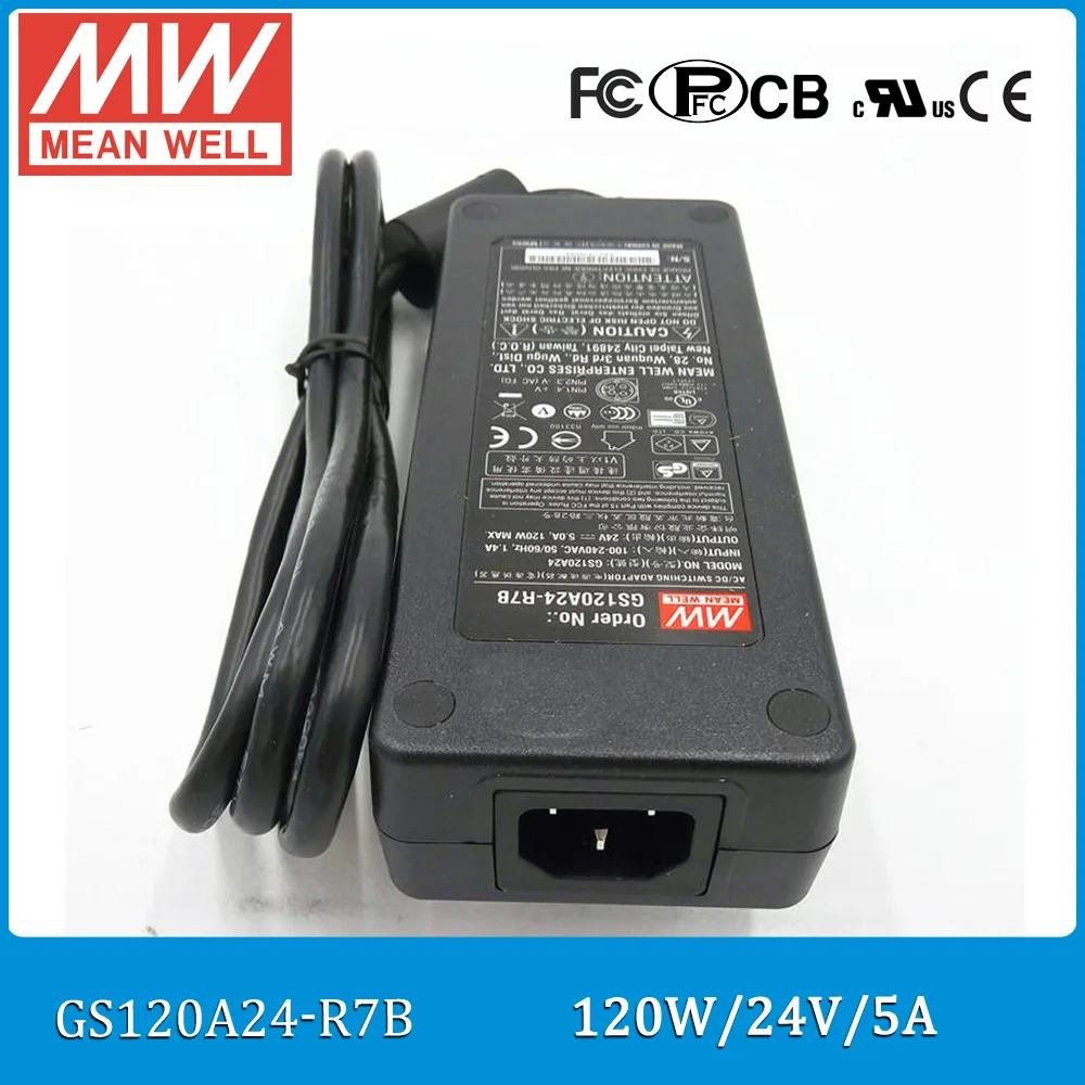 Оригинальный внешний источник питания Meanwell GST120A24-R7B 3 pole industrial desktop Adapter 24V 5A 120W с выходным интерфейсом 5,5 мм * 2,5 мм с PFC
Оригинальный внешний источник питания Meanwell GST120A24-R7B 3 pole industrial desktop Adapter 24V 5A 120W с выходным интерфейсом 5,5 мм * 2,5 мм с PFC
