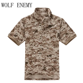 High Quality New Summer Tactical T Shirt Outdoors Hunting Turn-Down Collar Short Sleeve T-Shirts Coolmax Polyester
High Quality New Summer Tactical T Shirt Outdoors Hunting Turn-Down Collar Short Sleeve T-Shirts Coolmax Polyester