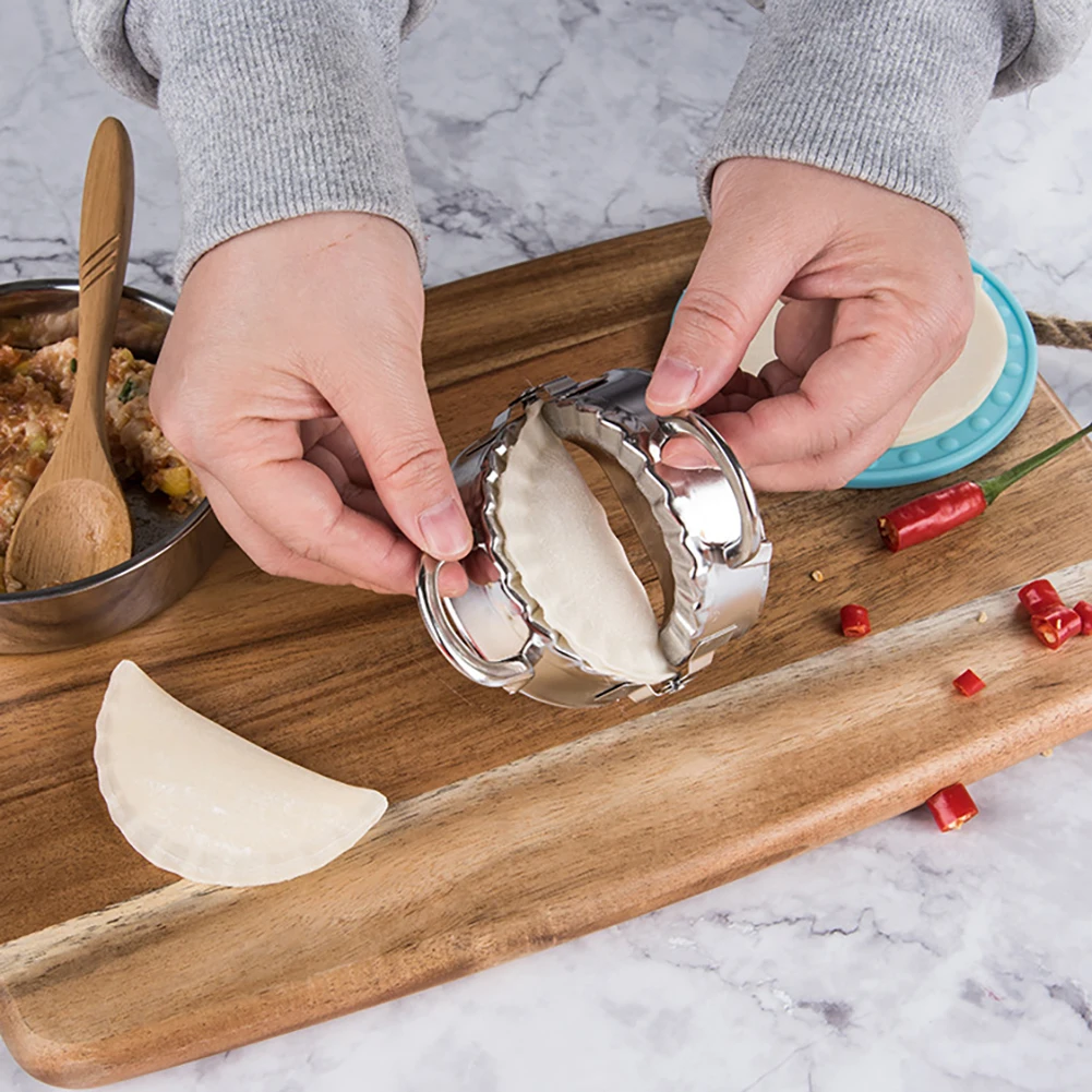 Stainless Steel Dumpling Mould Pie Pastry Making Tools 7.5/9.5cm Kitchen Utensils Cooking Shape Stencil Household Tools
Stainless Steel Dumpling Mould Pie Pastry Making Tools 7.5/9.5cm Kitchen Utensils Cooking Shape Stencil Household Tools