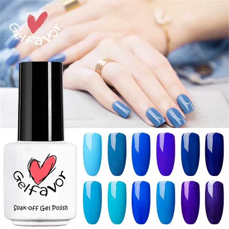 Gelfavor Bule & Gray Color Series 7ml UV LED Gel Polish Pure Colors Nail Gel Polish Nail Gel
Gelfavor Bule & Gray Color Series 7ml UV LED Gel Polish Pure Colors Nail Gel Polish Nail Gel