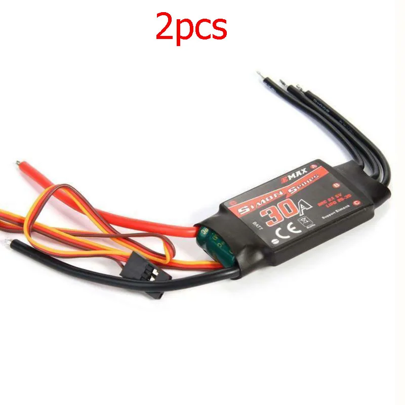 2PCS Emax SimonK 30A Brushless ESC 6-12.6V 2-3S Electronic Speed Controller Regulator Monitor for RC Model DIY Parts
2PCS Emax SimonK 30A Brushless ESC 6-12.6V 2-3S Electronic Speed Controller Regulator Monitor for RC Model DIY Parts