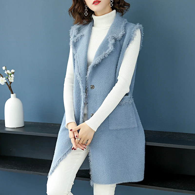 JANELUXURY Brand Women's Long Vest Coat 2019 Autumn Winter New Solid Color Tassel Lapel Vest Loose Wild OL Commuter Coat Female
JANELUXURY Brand Women's Long Vest Coat 2019 Autumn Winter New Solid Color Tassel Lapel Vest Loose Wild OL Commuter Coat Female