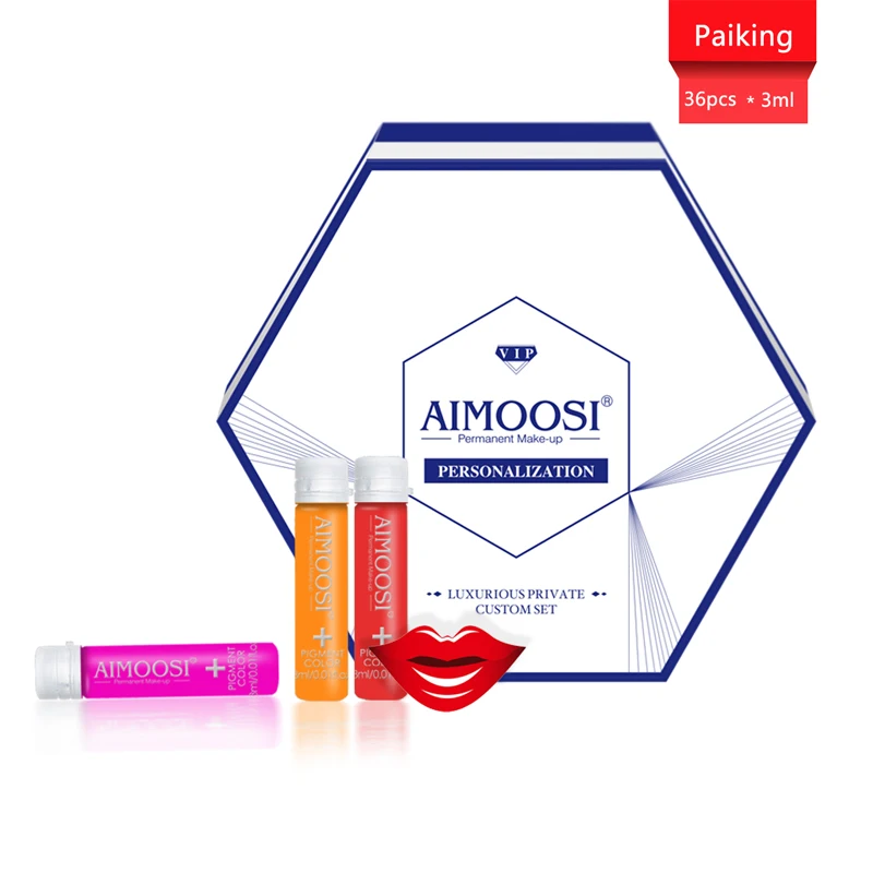36pcs Aimoosi Makeup Tattoo Ink Set Eyebrow & Lip Permanent Pigmento Beauty cosmetics Semi-Tattoo Pigments for tattooing supply
36pcs Aimoosi Makeup Tattoo Ink Set Eyebrow & Lip Permanent Pigmento Beauty cosmetics Semi-Tattoo Pigments for tattooing supply