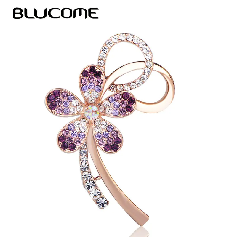 Blucome Fashion Brooch Plant Flower Shape Jewelry Alloy Crystal Pin Women Girl Clothing Scarf Hat Party Wedding Accessories Gift
Blucome Fashion Brooch Plant Flower Shape Jewelry Alloy Crystal Pin Women Girl Clothing Scarf Hat Party Wedding Accessories Gift