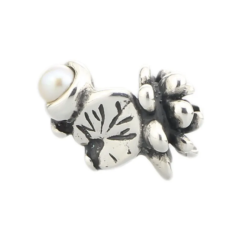 925 Sterling Silver Water lilies of July With White Pearl Charm Bead Fit European 3.0mm Bracelet Jewelry
925 Sterling Silver Water lilies of July With White Pearl Charm Bead Fit European 3.0mm Bracelet Jewelry