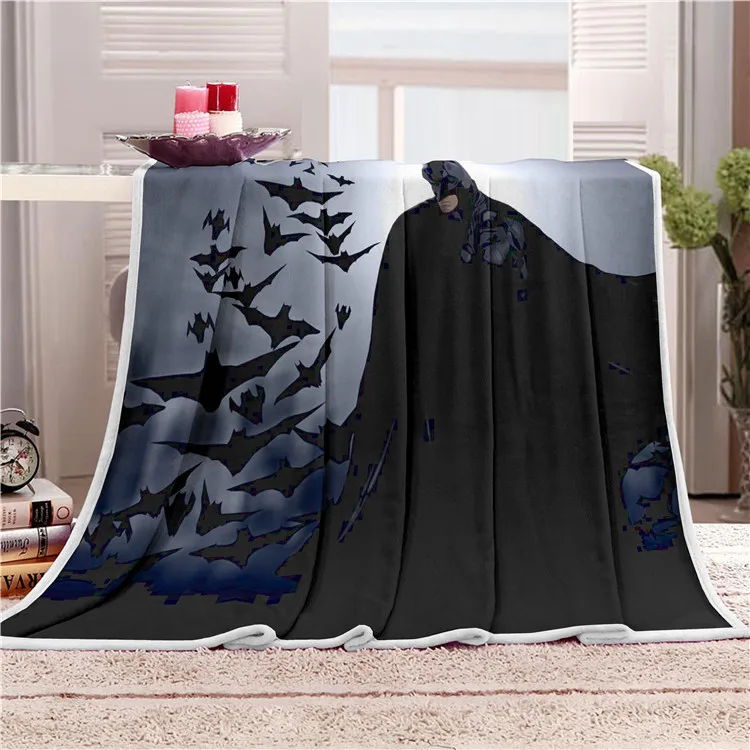 Anime Super Batman Hero Blanket Mat Bedspread Movie Fans Bunnies Soft Fleece Throw Blanket Sofa/Bed Soft Winter Child Cospaly
Anime Super Batman Hero Blanket Mat Bedspread Movie Fans Bunnies Soft Fleece Throw Blanket Sofa/Bed Soft Winter Child Cospaly