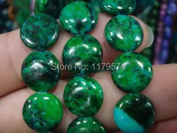 Fashion free shipping charming wholesale jewelry 12mm Azurite Chrysocolla Coin Jaspers Loose Bead 15" W0236
Fashion free shipping charming wholesale jewelry 12mm Azurite Chrysocolla Coin Jaspers Loose Bead 15" W0236