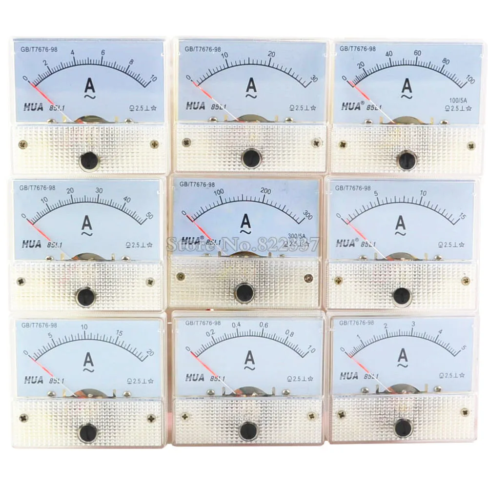 85 l1 a AC Амперметр аналоговый измеритель диапазон измерения 75A 5A 10A 15A 20A 30A 50A 100A 200A 300A