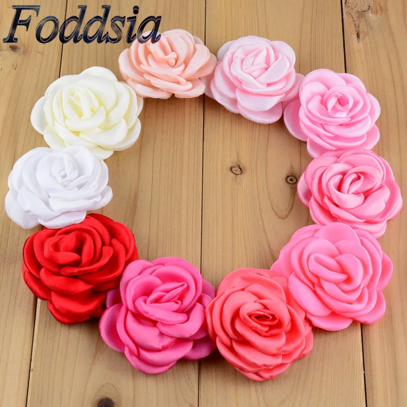 Foddsia 20Pcs/lot 32 Color Girls Hair Clips 2" Satin Rose Flower Hairclip Children Flower Hairpins Cute Headwear Accessories F06
Foddsia 20Pcs/lot 32 Color Girls Hair Clips 2" Satin Rose Flower Hairclip Children Flower Hairpins Cute Headwear Accessories F06