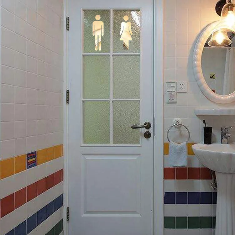 3D Mirror Sticker WC Toilet Door Entrance Sign Men Women Bathroom DIY Wall Sticker Bathroom Store DecorationL1225
3D Mirror Sticker WC Toilet Door Entrance Sign Men Women Bathroom DIY Wall Sticker Bathroom Store DecorationL1225
