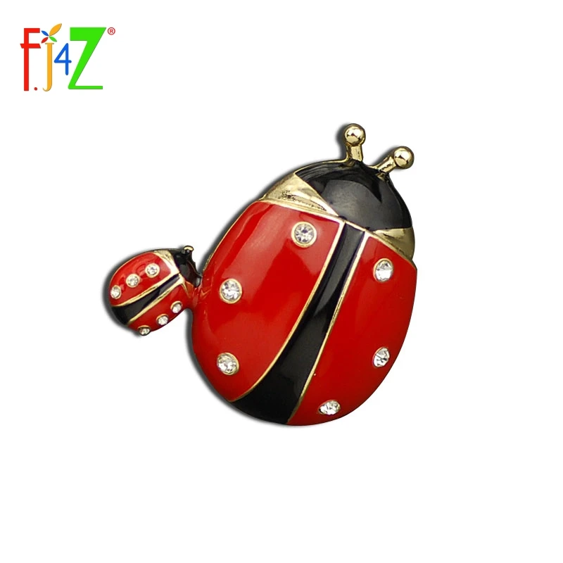 F.J4Z Best Lovely Cute Enamel Rhinestone Ladybug Costume Brooch For Women Jewelry Hot Personality High Quality Insect Brooch
F.J4Z Best Lovely Cute Enamel Rhinestone Ladybug Costume Brooch For Women Jewelry Hot Personality High Quality Insect Brooch