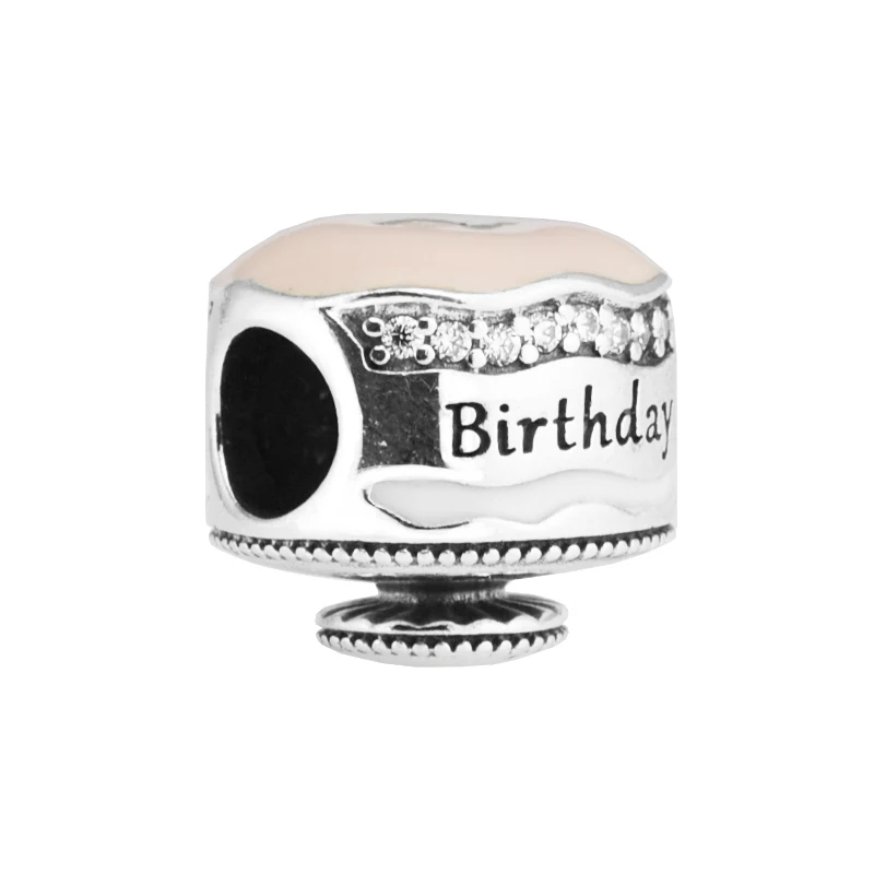 CKK Bead Fits Pandora Charms Silver 925 Original Happy Birthday Cake Charm Beads for Bracelet Jewelry Making 925 Sterling Silver
CKK Bead Fits Pandora Charms Silver 925 Original Happy Birthday Cake Charm Beads for Bracelet Jewelry Making 925 Sterling Silver