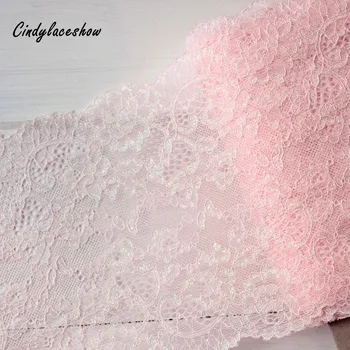 1 Yard 17cm Width Pink Spandex Elastic Lingerie Lace Trim Flower Stretch Sewing DIY Appliques Lace Fabric For Underwear Bra 
1 Yard 17cm Width Pink Spandex Elastic Lingerie Lace Trim Flower Stretch Sewing DIY Appliques Lace Fabric For Underwear Bra