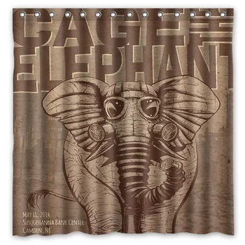 Bathroom Products Polyester Fabric Cage The Elephant Printed Shower Curtains Waterproof Washable Curtain 72"*72" 12pcs Hooks
Bathroom Products Polyester Fabric Cage The Elephant Printed Shower Curtains Waterproof Washable Curtain 72"*72" 12pcs Hooks