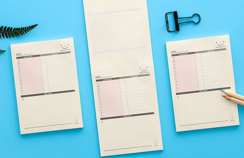 Square week month plan schedule memo pad daily planner office desk check list notepad schooll office stationery
Square week month plan schedule memo pad daily planner office desk check list notepad schooll office stationery