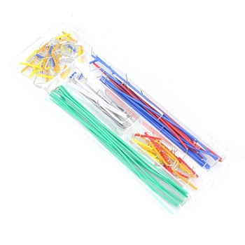 14kind 10strip 140Pcs/Lot U Shape Shield Solderless Breadboard Jumper Cable Wires Kit For PCB Bread Board DIY for Arduino
14kind 10strip 140Pcs/Lot U Shape Shield Solderless Breadboard Jumper Cable Wires Kit For PCB Bread Board DIY for Arduino