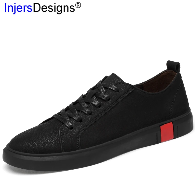 Fashion Leather Casual Shoes Men Skateboarding Shoes Black White Sneakers Soft Moccasins Lace-Up Trainers Big Size 38-46 Zapatos
Fashion Leather Casual Shoes Men Skateboarding Shoes Black White Sneakers Soft Moccasins Lace-Up Trainers Big Size 38-46 Zapatos