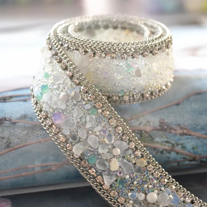DIY rhinestone lace clothing accessories,bead ribbon,Decorative lace,50cm*2.5cm/pcs
DIY rhinestone lace clothing accessories,bead ribbon,Decorative lace,50cm*2.5cm/pcs