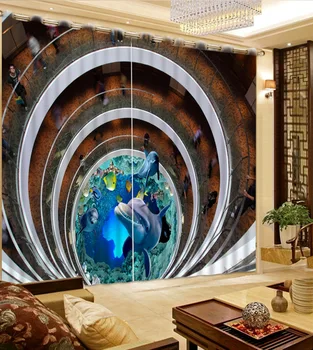 dolphin curtains ocean curtain 3D Curtain Luxury Blackout Window Curtain Living Room
dolphin curtains ocean curtain 3D Curtain Luxury Blackout Window Curtain Living Room