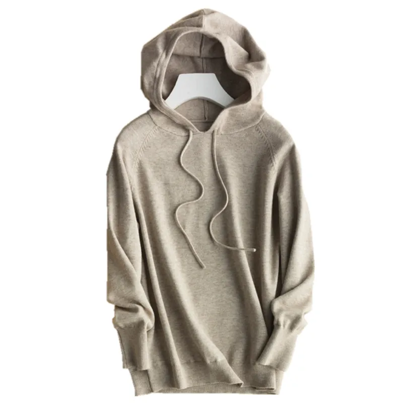 2019 Spring And Autumn New Women's Cashmere Wool Hooded Collar Coat Solid Color Knit Jacket Top Sweater
2019 Spring And Autumn New Women's Cashmere Wool Hooded Collar Coat Solid Color Knit Jacket Top Sweater