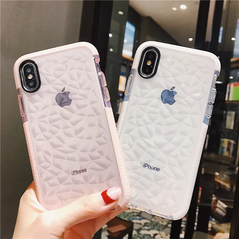 3D Diamond Shockproof Transparent Texture Grid Case for iPhone 5 5S SE XR XS Max X 10 8 7 6 6S Plus Case Soft Crystal Slim Cover
3D Diamond Shockproof Transparent Texture Grid Case for iPhone 5 5S SE XR XS Max X 10 8 7 6 6S Plus Case Soft Crystal Slim Cover