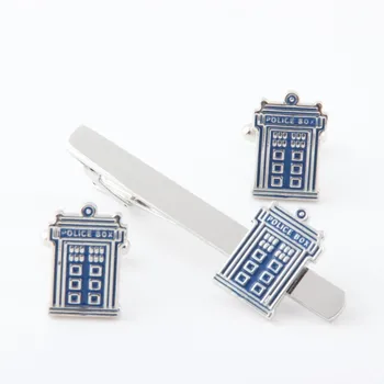 Whole Sale 10sets/lot Doctor Who TARDIS Flat Police Box Metal/Enamel TIE CLIP Cufflinks
Whole Sale 10sets/lot Doctor Who TARDIS Flat Police Box Metal/Enamel TIE CLIP Cufflinks