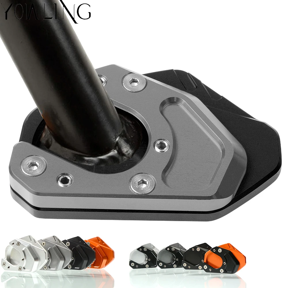 For KTM 125 200 390 Duke 690 950 Adventure 990 Supermoto R/T CNC Aluminum Kickstand Side Stand Enlarger Extension Plate Pad New
For KTM 125 200 390 Duke 690 950 Adventure 990 Supermoto R/T CNC Aluminum Kickstand Side Stand Enlarger Extension Plate Pad New