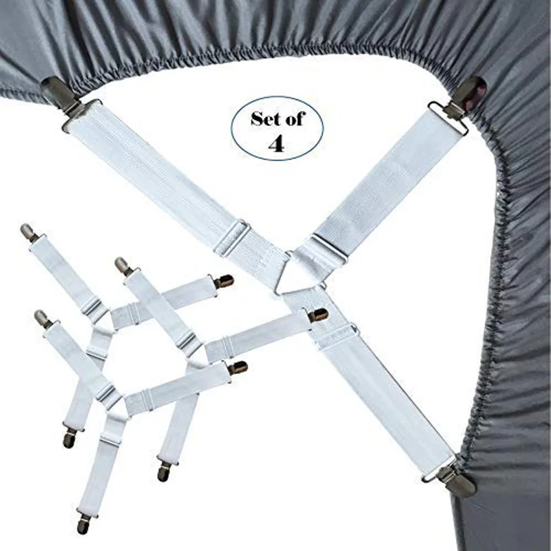 4Pcs Fastener Bed Sheet Clips Mattress Cover Blankets Holder Home Textiles Organize Gadgets Elastic Bed Sheet Grippers Belt 35
4Pcs Fastener Bed Sheet Clips Mattress Cover Blankets Holder Home Textiles Organize Gadgets Elastic Bed Sheet Grippers Belt 35