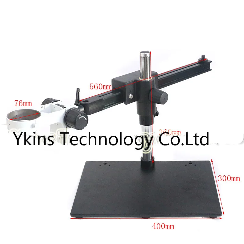 Long Arm Heavy Duty Boom Large Stereo Clamp Table Stand with Ring DIA 76mm Microscope working wide distance
Long Arm Heavy Duty Boom Large Stereo Clamp Table Stand with Ring DIA 76mm Microscope working wide distance