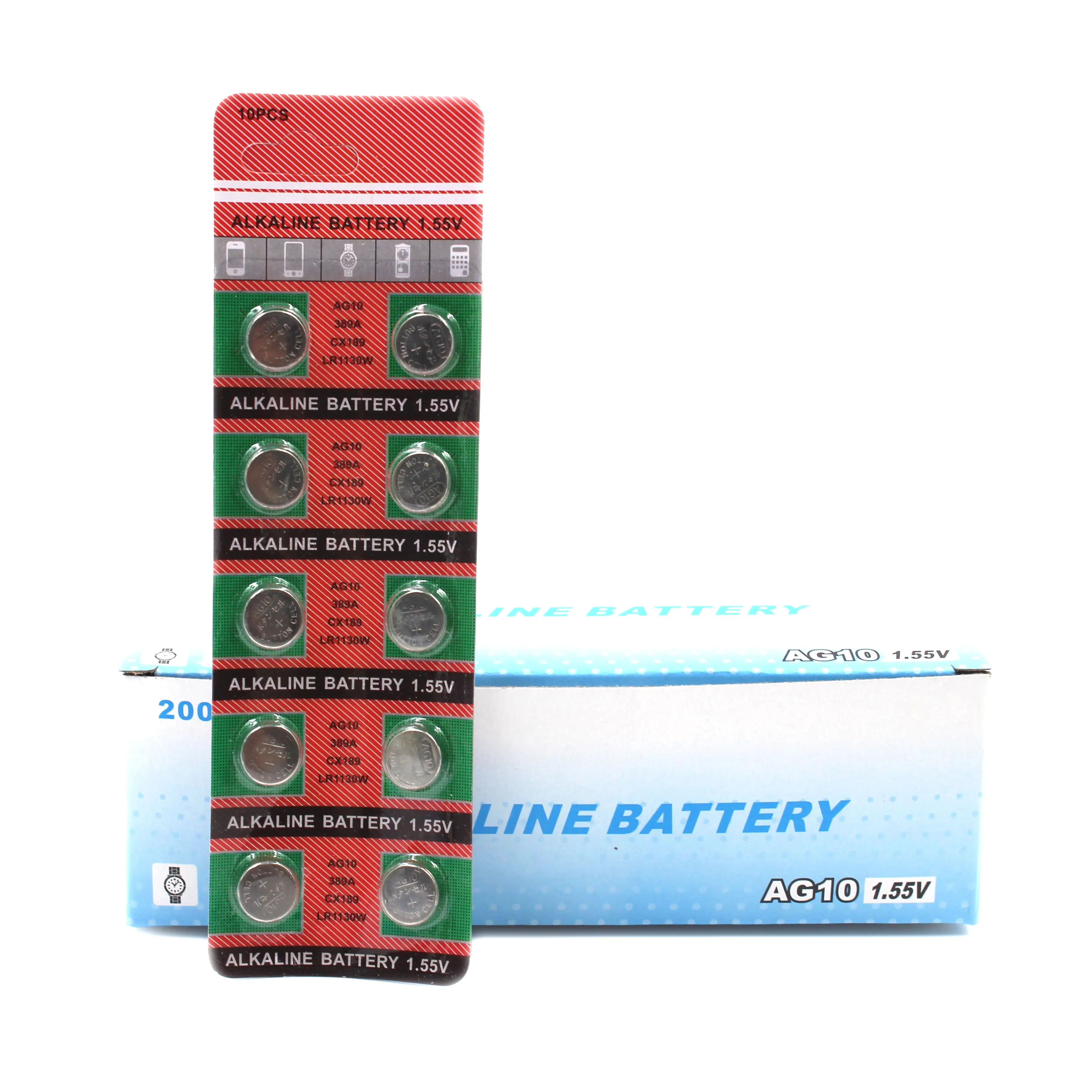 Excellent Quality 10Pcs AG10 1.5V Button Batteries D189 G10A SR1130 For Watch Toy Remote Control Computer Mp3
Excellent Quality 10Pcs AG10 1.5V Button Batteries D189 G10A SR1130 For Watch Toy Remote Control Computer Mp3