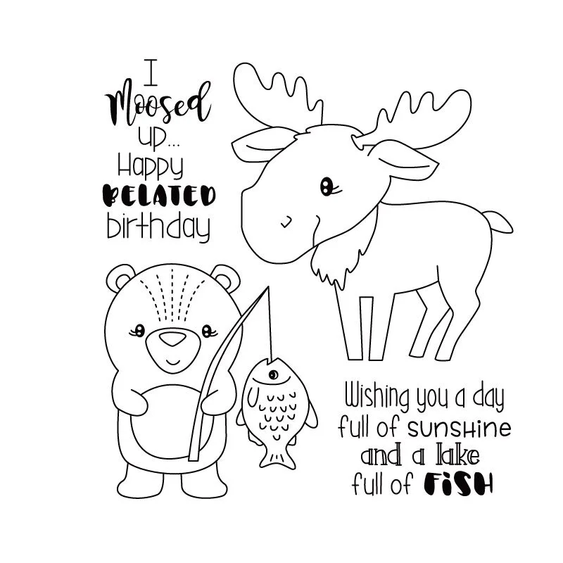 FXL I Moosed Up Transparent Clear Stamps for DIY Scrapbooking/Card Making/Kids Christmas Fun Decoration Supplies
FXL I Moosed Up Transparent Clear Stamps for DIY Scrapbooking/Card Making/Kids Christmas Fun Decoration Supplies