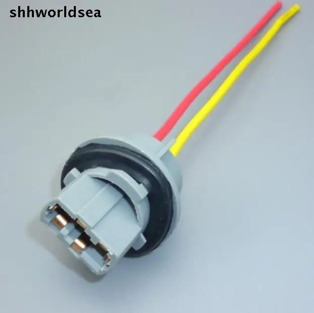 

shhworldsea Car 7440 / W3X16D / W21W / T20 LED Lamps Lights Signal Lights Socket Harness Plugs Connector Car Accessories