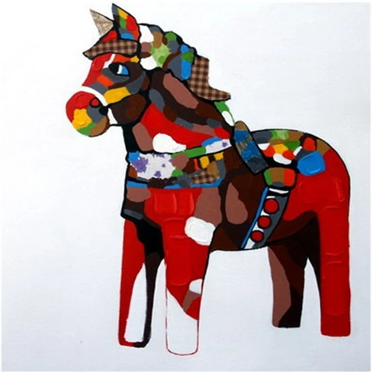 Modern Abstract Living Room Wall Decor Handmade Beauty Animal Knife Painting Cartoon Horse Painting For Wall Decoration Artworks
Modern Abstract Living Room Wall Decor Handmade Beauty Animal Knife Painting Cartoon Horse Painting For Wall Decoration Artworks