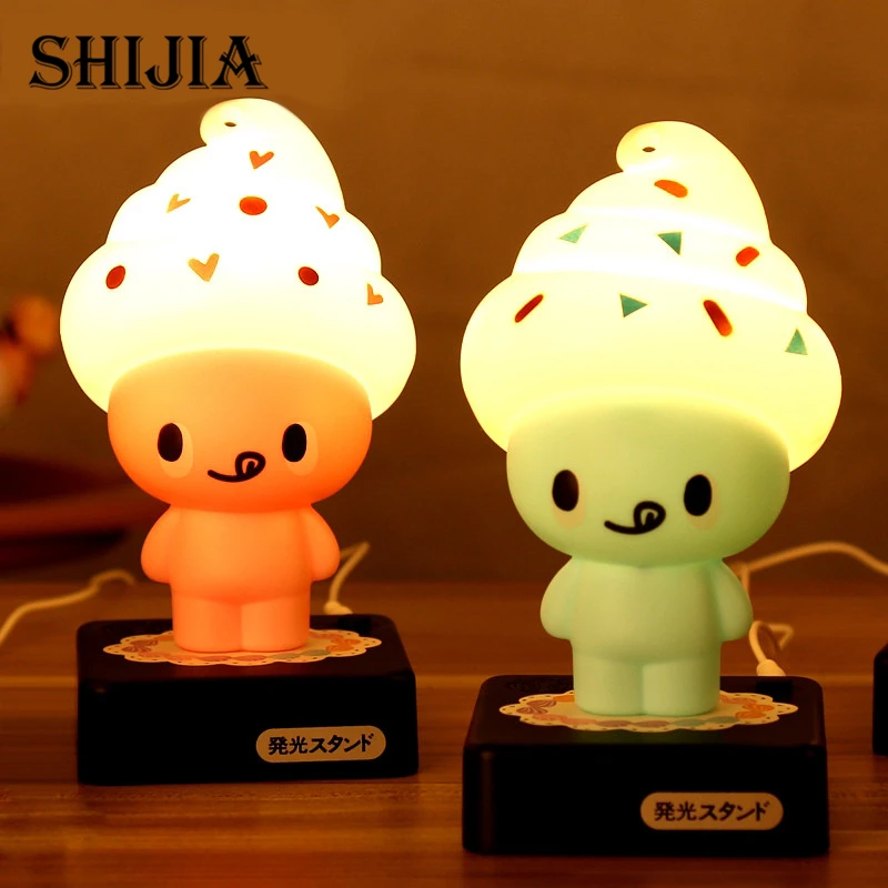 New Hot Novelty Ice Cream Cone Shaped Night Light LED Desk Table Lamp Kids Children Bedroom Decoration Lights Girlfriend Gift
New Hot Novelty Ice Cream Cone Shaped Night Light LED Desk Table Lamp Kids Children Bedroom Decoration Lights Girlfriend Gift
