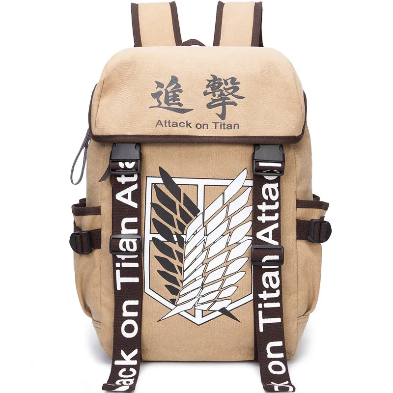 Attack on Titan Shingeki No Kyojin Eren Scouting Legion Bag Cartoon Canvas Backpack Cosplay Unisex Travel Schoolbag Shoulder
Attack on Titan Shingeki No Kyojin Eren Scouting Legion Bag Cartoon Canvas Backpack Cosplay Unisex Travel Schoolbag Shoulder