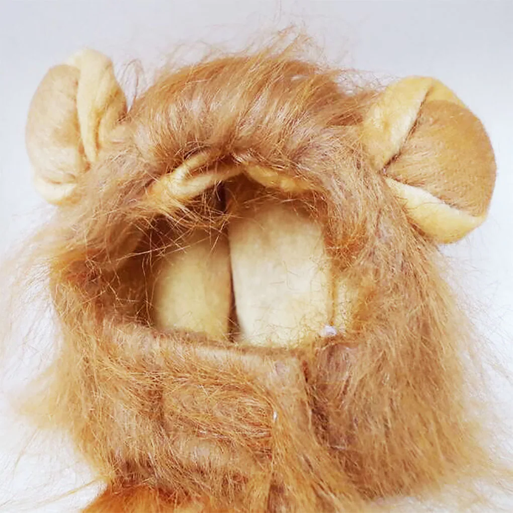 Christmas Pet Cat Costume Clothing Cute Funny Lion Mane Wig Cap Hat With Ears For Halloween Pet Cat
Christmas Pet Cat Costume Clothing Cute Funny Lion Mane Wig Cap Hat With Ears For Halloween Pet Cat