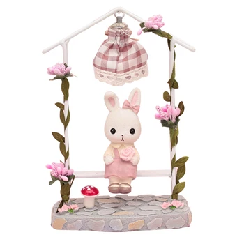 Creative Resin Crafts Rabbit Night Light Ornaments Cartoon Small Cloth Rabbit Flower Nightlight LED Lamp Student Birthday Gifts
Creative Resin Crafts Rabbit Night Light Ornaments Cartoon Small Cloth Rabbit Flower Nightlight LED Lamp Student Birthday Gifts