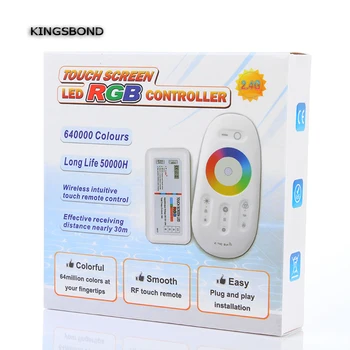 RGB 2.4G Wireless Touch screen led controller DC12V DC24V 18A RF remote control for led strip 5050 3825 5630
RGB 2.4G Wireless Touch screen led controller DC12V DC24V 18A RF remote control for led strip 5050 3825 5630