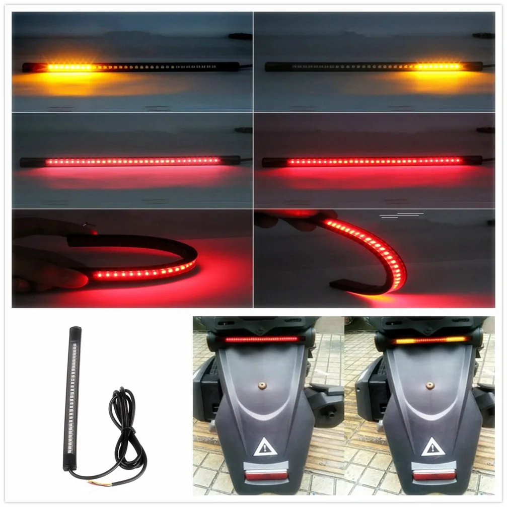 Motorcycle Strip LED Tail Brake Stop Turn Signal Light for HONDA CBR250R VFR 1200 F ST 1300 Black SpiRit NC750 S X
Motorcycle Strip LED Tail Brake Stop Turn Signal Light for HONDA CBR250R VFR 1200 F ST 1300 Black SpiRit NC750 S X