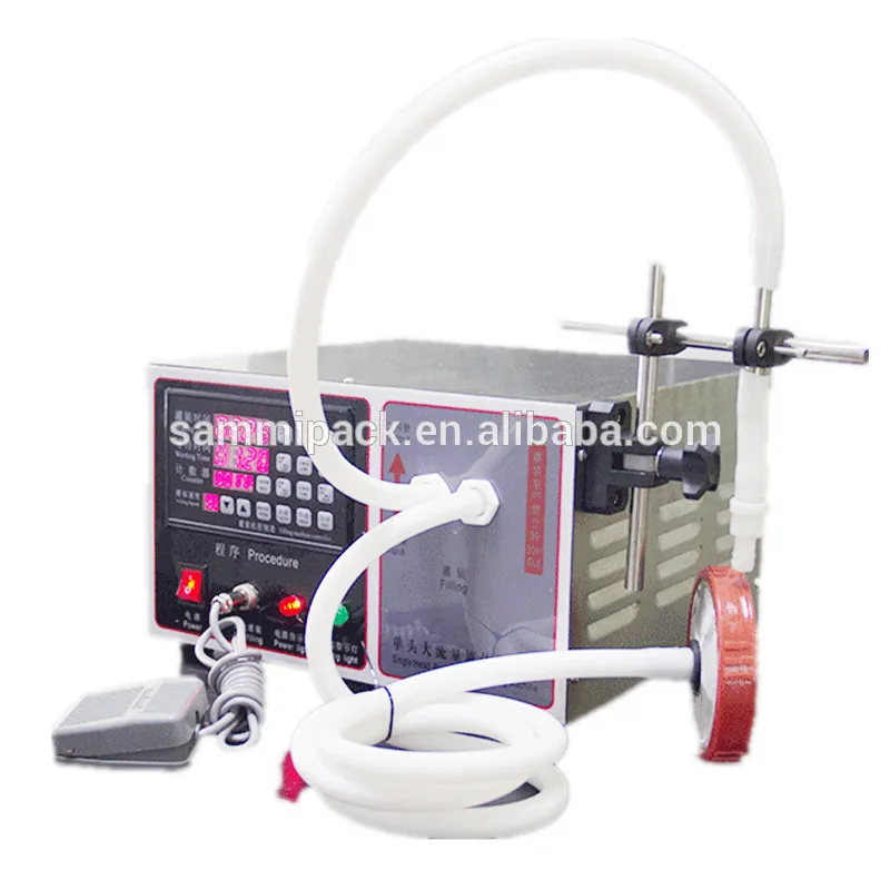 Small size big volume table type liquid filling machine GFK-170 
Small size big volume table type liquid filling machine GFK-170